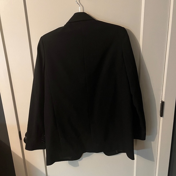 Everlane Oversized Wool Blazer, Black Size 4 - Picture 4 of 5